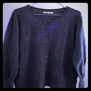 Old Navy Grey Cardigan XL
